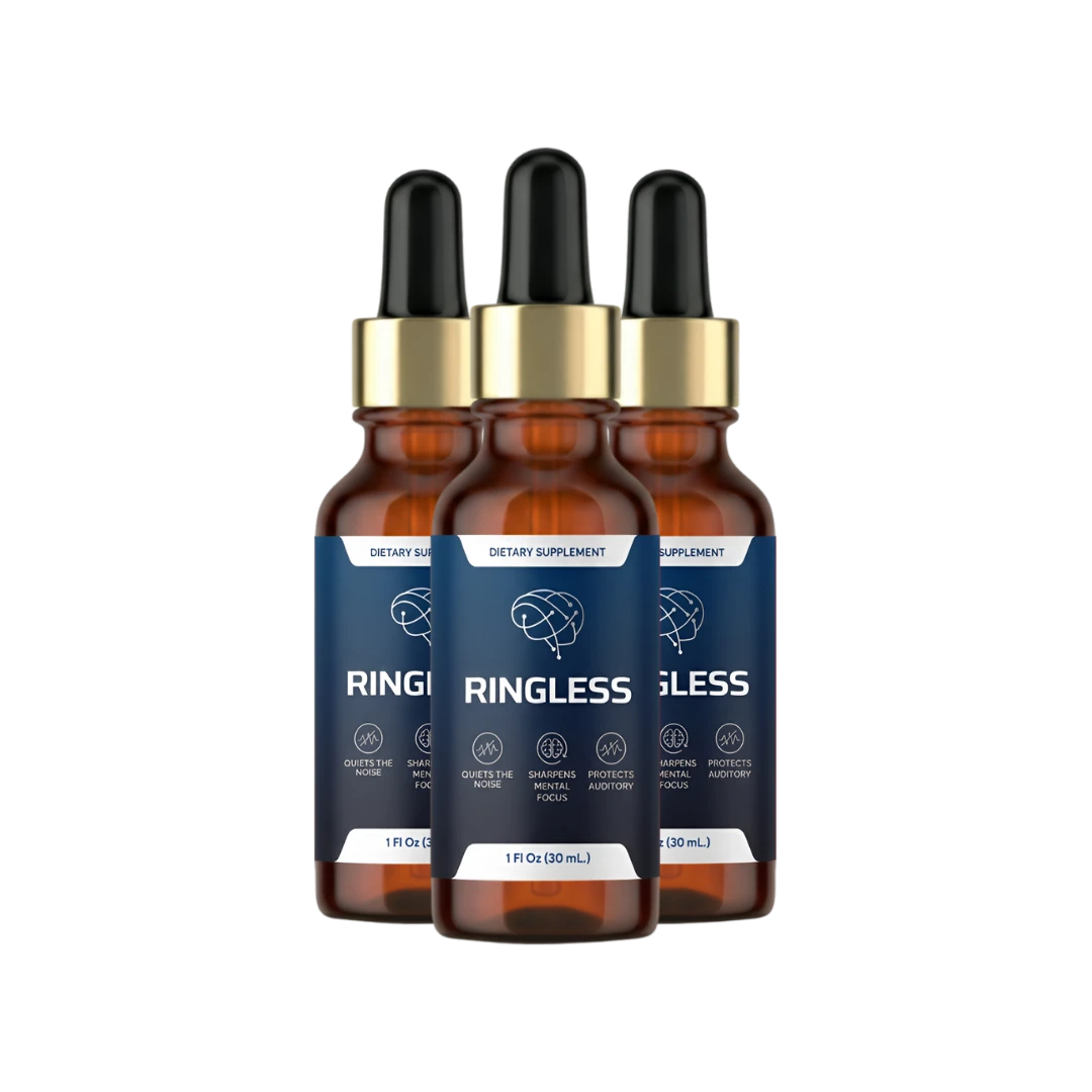 RingLess Hearing Support Supplement Bottles
